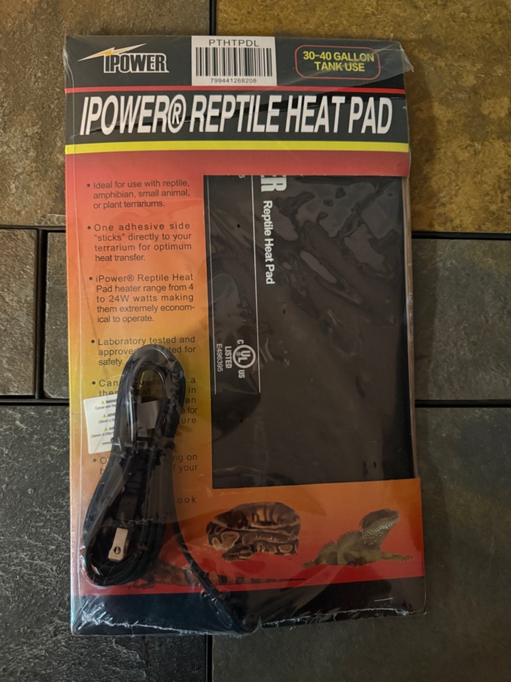 Reptile Heat Pad - Black